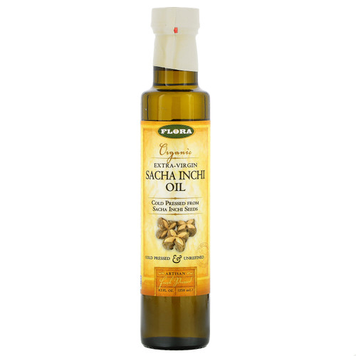 Flora  Organic Extra-Virgin Sacha Inchi Oil  8.5 fl oz (250 ml)