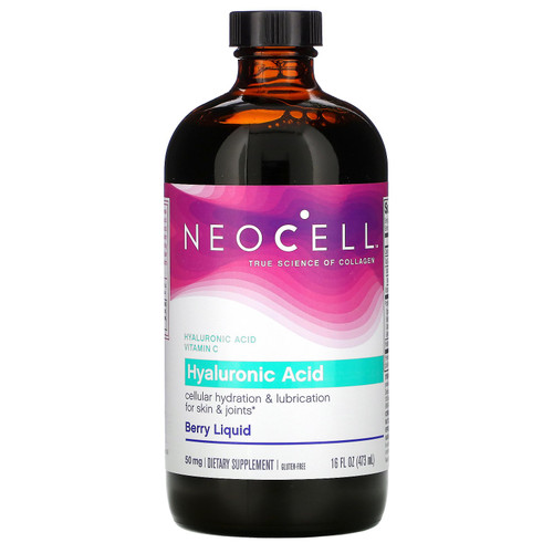 Neocell  Hyaluronic Acid  Berry Liquid  50 mg  16 fl oz (473 ml)