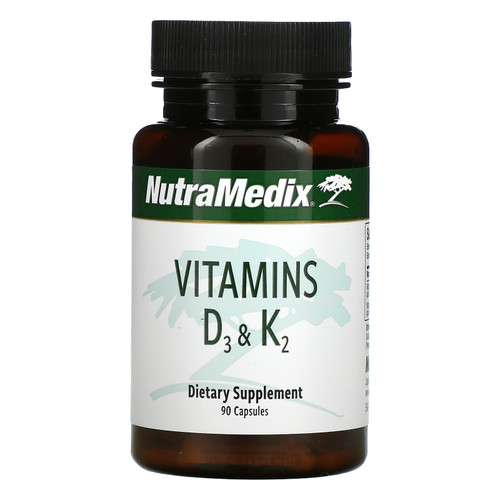 NutraMedix  Vitamins D3 & K2  90 Capsules