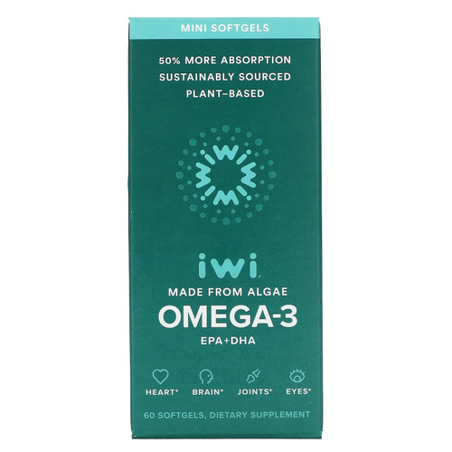 iWi  Omega-3 EPA + DHA  60 Softgels