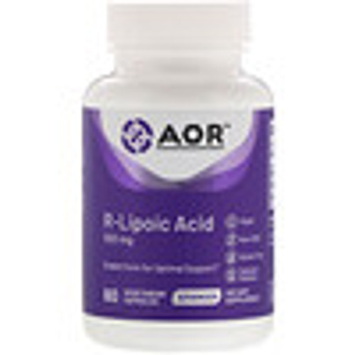 Advanced Orthomolecular Research AOR  R-Lipoic Acid  300 mg  60 Vegetarian Capsules