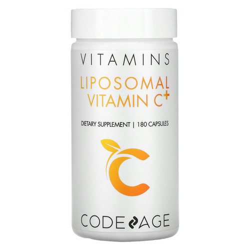 CodeAge  Vitamins  Liposomal Vitamin C+  180 Capsules