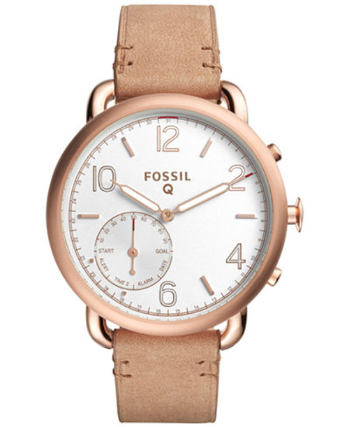 Fossil Q Tailor Gen 2 Women's Light Brown Leather Hybrid Smartwatch FTW1129