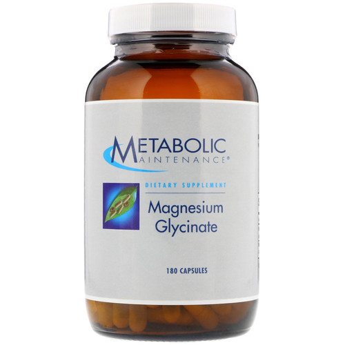 Metabolic Maintenance  Magnesium Glycinate  180 Capsules