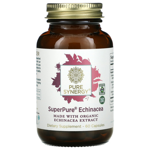 Pure Synergy  SuperPure Echinacea  60 Capsules