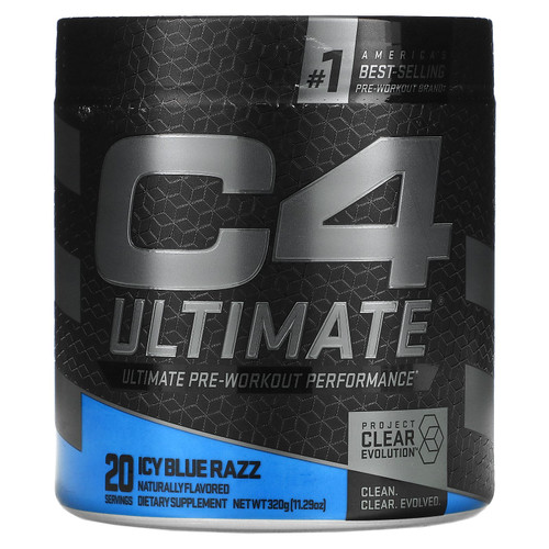 Cellucor  C4 Ultimate Pre-Workout Performance  Icy Blue Razz  11.29 oz (320 g)
