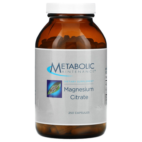 Metabolic Maintenance  Magnesium Citrate  250 Capsules