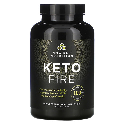 Dr. Axe / Ancient Nutrition  Keto Fire  180 Capsules