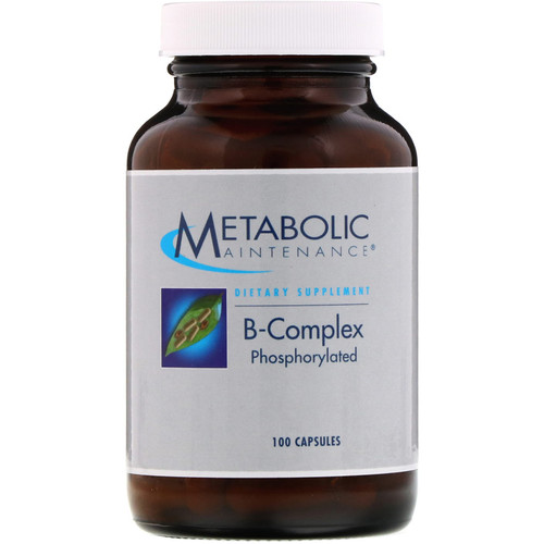 Metabolic Maintenance  B-Complex  Phosphorylated  100 Capsules