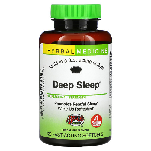 Herbs Etc.  Deep Sleep  120 Fast-Acting Softgels