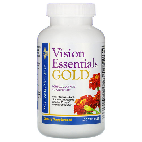 Whitaker Nutrition  Vision Essentials Gold  120 Capsules