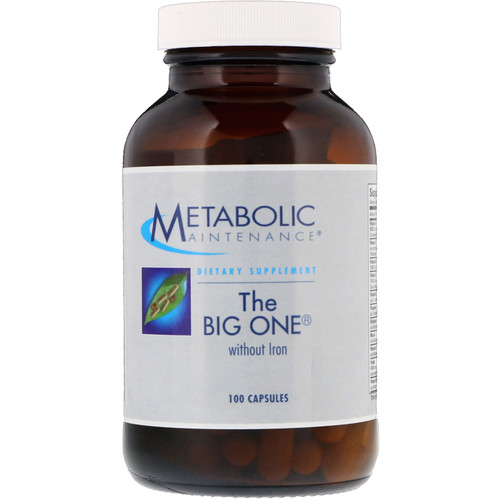 Metabolic Maintenance  The Big One without Iron  100 Capsules