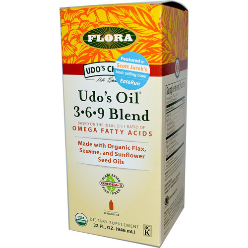 Flora  Udo's Choice  Udo's Oil 3-6-9 Blend  32 fl oz (946 ml)