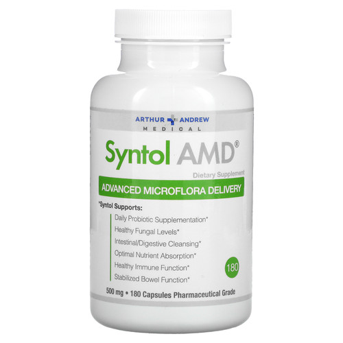 Arthur Andrew Medical  Syntol AMD  Advanced Microflora Delivery  500 mg  180 Capsules