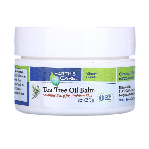 Earth's Care  Tea Tree Oil Balm  0.12 oz (3.4 g)