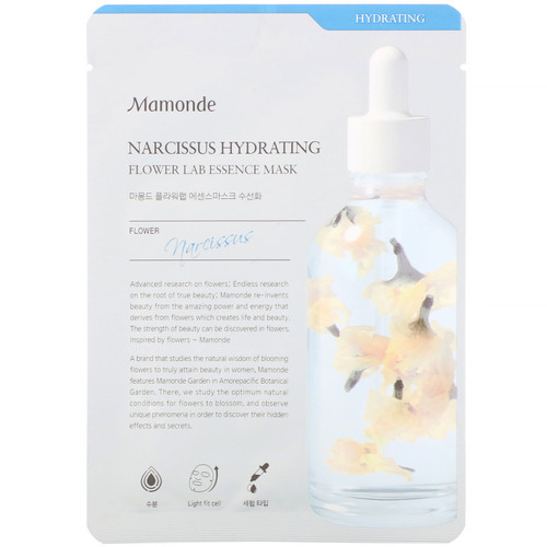 Mamonde  Narcissus Hydrating  Flower Lab Essence Beauty Mask  1 Sheet  25 ml