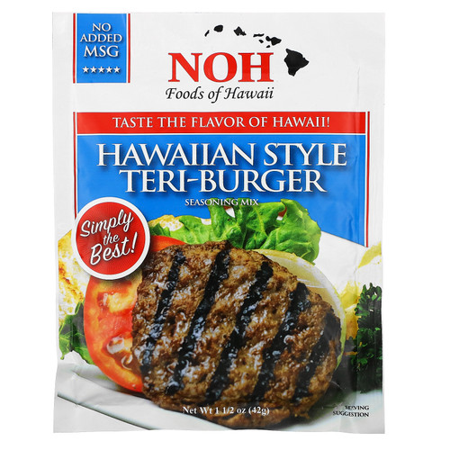 NOH Foods of Hawaii  Hawaiian Style Teri-Burger Seasoning Mix  1 1/2 oz (42 g)