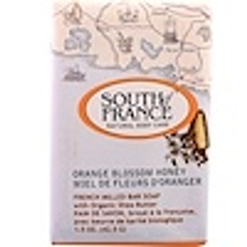 South of France  French Milled Bar Soap with Organic Shea Butter  Orange Blossom Honey  1.5 oz (42.5 g)