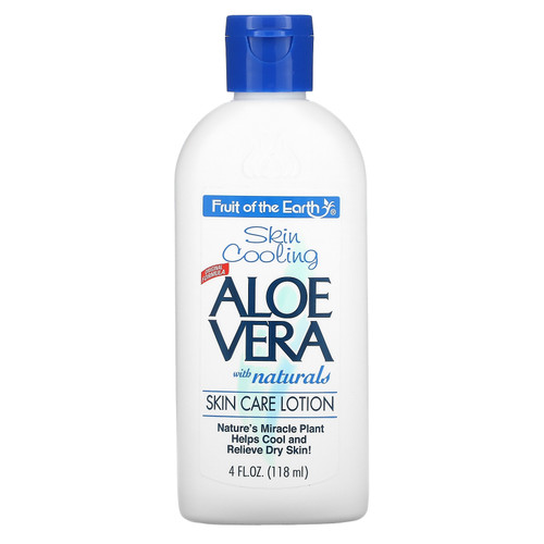 Fruit of the Earth  Aloe Vera with Naturals  Skin Care Lotion  4 fl oz (118 ml)