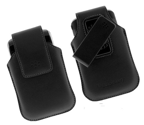 OEM BlackBerry Storm 9530 Synthetic Swivel Holster HDW-19819-001 (Black) (Bulk Packaging)