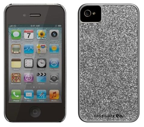 Case-Mate Glam Case for Apple iPhone 4/4S ‑ Silver