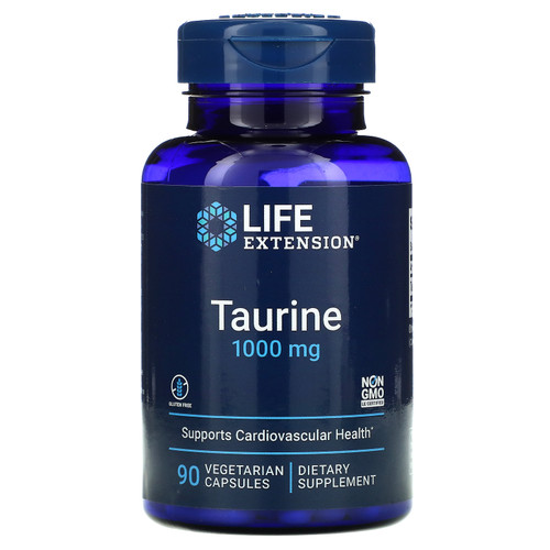 Life Extension  Taurine  1 000 mg  90 Vegetarian Capsules