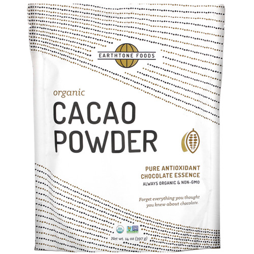Earthtone Foods  Organic Cacao Powder  14 oz (397 g)