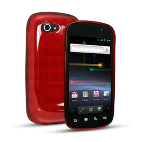 After Market Sprint Slider Skin Case for Samsung 9100 Nexus S - Red