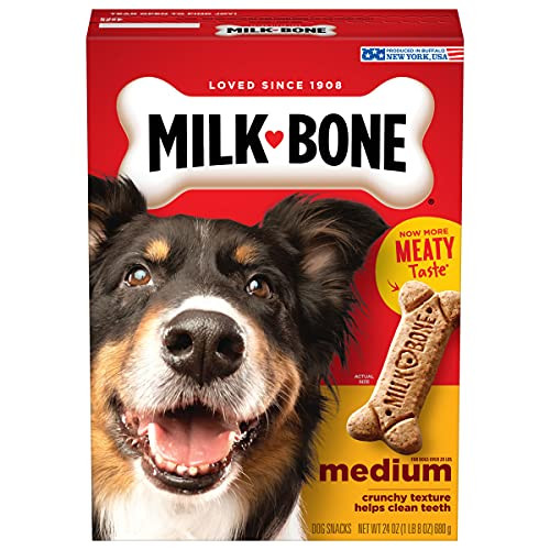Milk-Bone Original Dog Treats Biscuits for Medium Dogs  24 Ounces (Packaging May Vary)