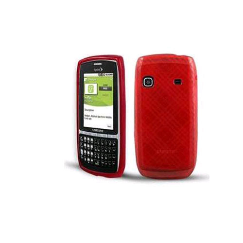 Sprint Slider Skin Case for Samsung M580 Replenish - Red