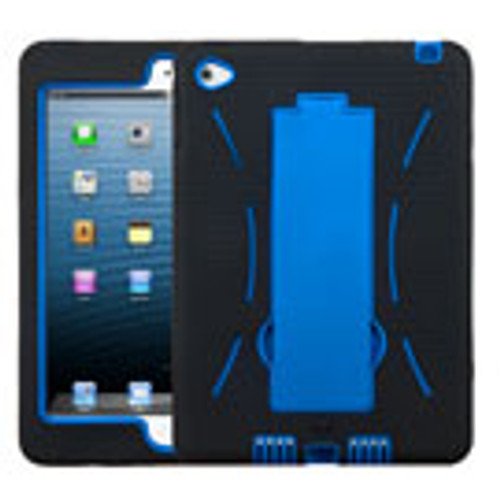 Asmyna Symbiosis Stand Protector Case for Apple iPad mini 4 - Dark Blue/Black