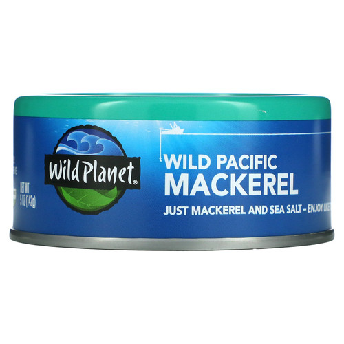 Wild Planet  Wild Pacific Mackerel  5 oz (142 g)