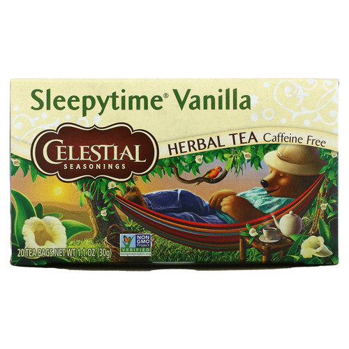 Celestial Seasonings  Herbal Tea  Sleepytime Vanilla  Caffeine Free  20 Tea Bags  1.0 oz (29 g)