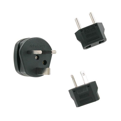 PCD 3-in-1 World Travel Charger Adapter Plug Kit - Europe, UK, Australia