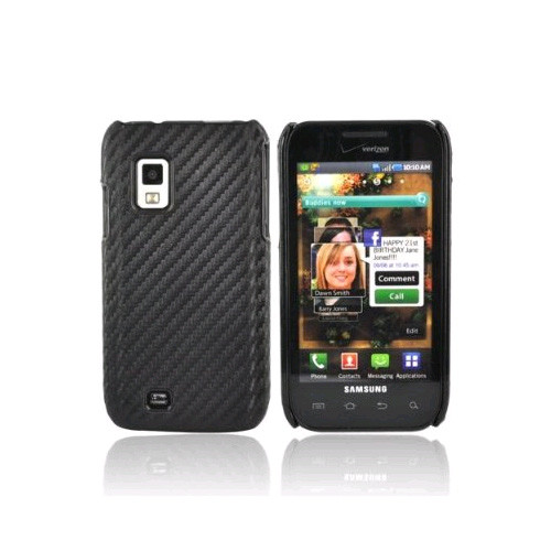 OEM Verizon Snap-On Case for Samsung Galaxy S Fascinate i500 (Graphite Black) (Bulk Packaging)