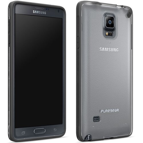 Puregear Slim Shell Case Cover for Samsung Galaxy Note 4 (Clear/Black)