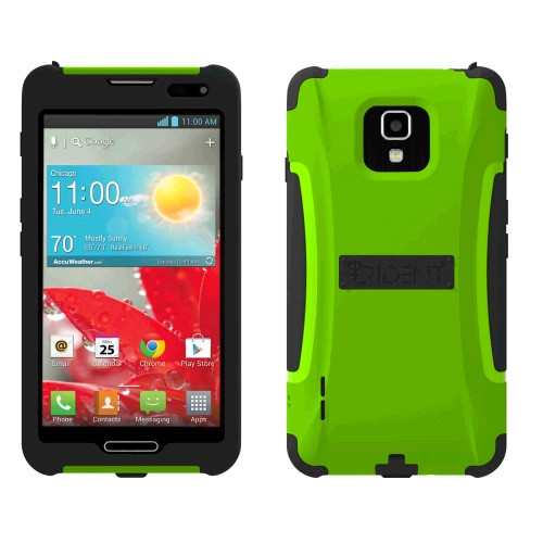 Trident Case - Aegis Case for LG Optimus F7 US780 - Green/Black