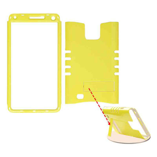 Cell Armor - Rocker Series Snap-On Protector Case for Samsung Galaxy Note 4 - Pearl Yellow