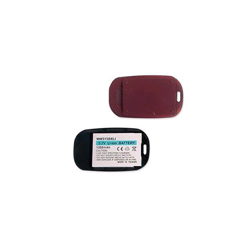 Technocel Lithium Ion Extended Battery and Door for Motorola W315 - Red