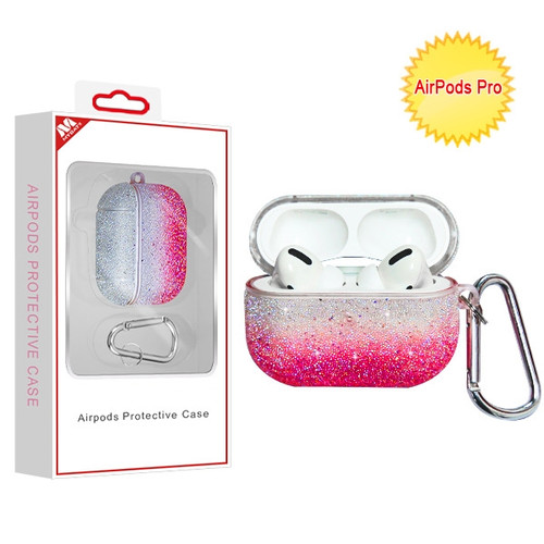 MYBAT AirPods Pro Pink Gradient Glittering Protective Case