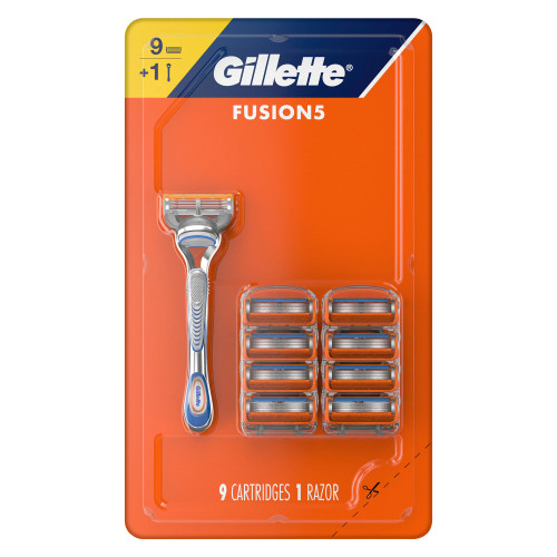 Gillette Fusion5 Men's Razor with 9 Razor Blade Refills