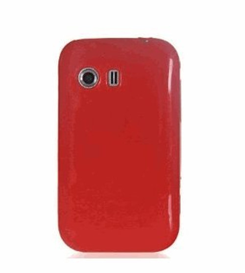 Quality One Wireless Anti Skid Slim TPU Gel Case for Samsung Galaxy Y S5360 - Red