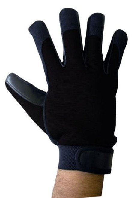 Boss Tech Mechanic's Style Touch Screen Gloves  Texting Gloves for All Touch Screen Devices (Black)