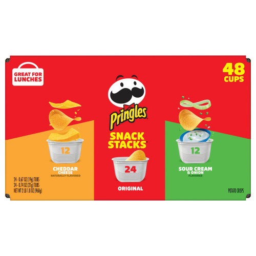 Pringles Snack Stacks Variety Pack, 48 ct.