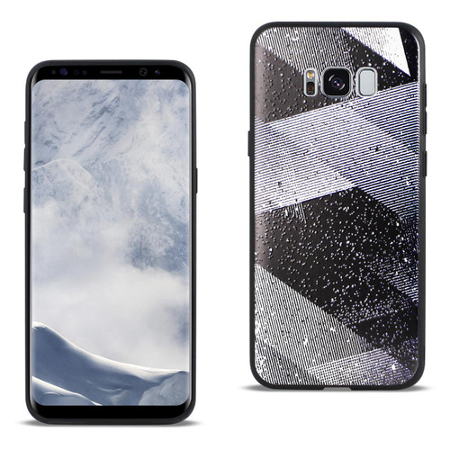 REIKO DESIGN TPU CASE FOR GALAXY S8 EDGE WITH SHADES OF OBLIQUE STRIPES