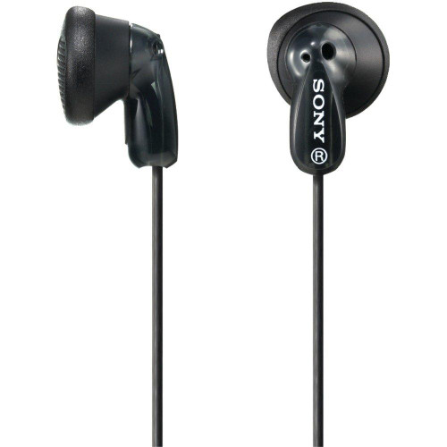 Black Earbud Headphones  Black