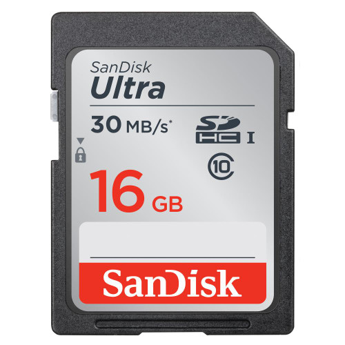 16GB Ultra UHS-I SDHC Memory Card Class 10