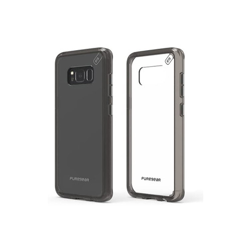 PureGear Slim Shell Pro Case for Samsung Galaxy S8 - Clear/Light Gray