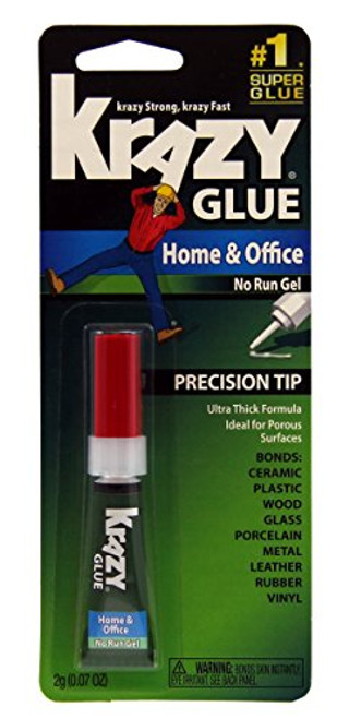 Krazy Glue KG517 Purpose Super Glue, Precision Tip, 2 Grams, 2 Count