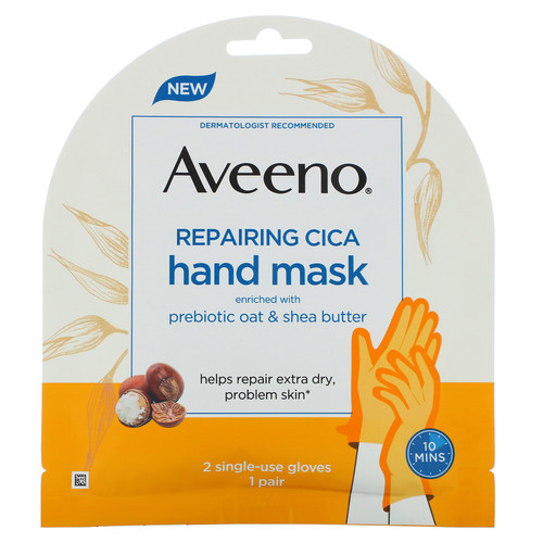 Aveeno  Repairing Cica Hand Mask  2 Single-Use Gloves